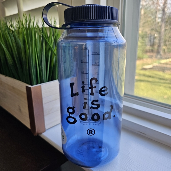 Nalgene Life is Good.® Wide Mouth Bottle - 32 oz - Picture 2 of 9